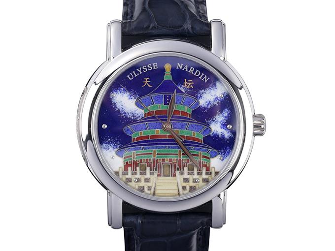 雅典（ulyssenardin）北京天坛珐琅彩绘腕表