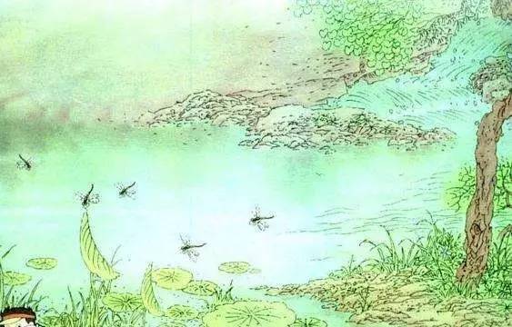 杨万里(宋) 泉眼无声惜细流,树阴照水爱晴柔. 小荷才露