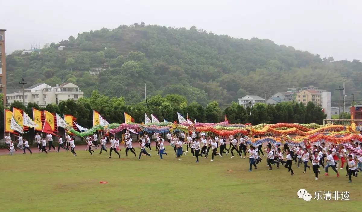 传统文化进校园,乐清茗西学校龙狮迎五四