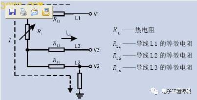 四线制是热电阻测温理想的接线方式.