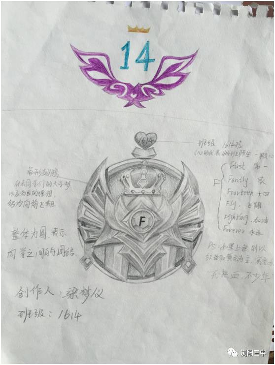 浏阳三中班徽创新设计大赛评选,你的意见很重要!(一)