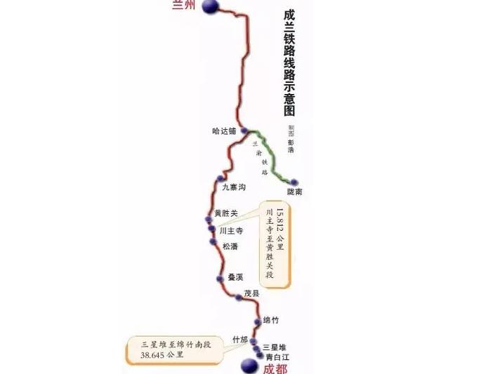 财经 正文  △绵竹境内△ ▼▼▼ 站点信息 成兰铁路四川段将新建