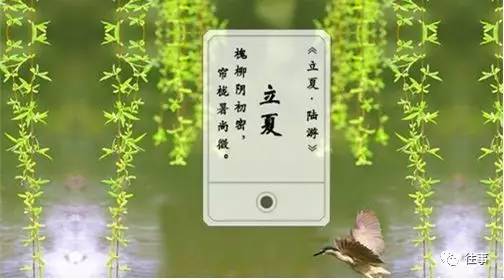 一个节气读首诗立夏