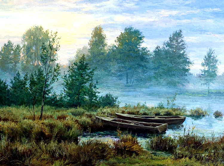俄罗斯艺术家风景油画作品欣赏