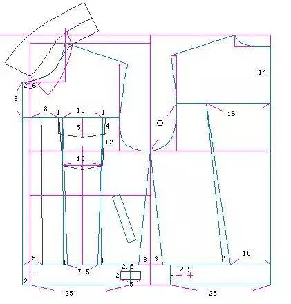 风衣结构制图_女士风衣结构制图(2)