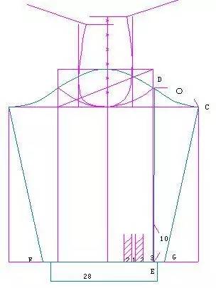 风衣制图_风衣结构制图