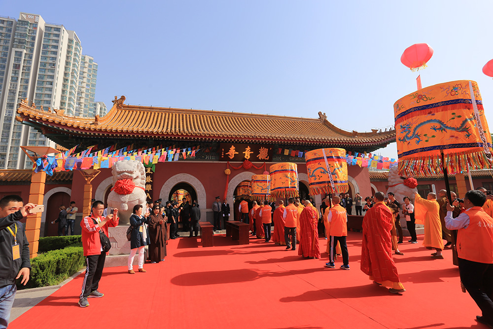 青岛观音寺落成暨全堂佛像开光祈福法会圆满举行