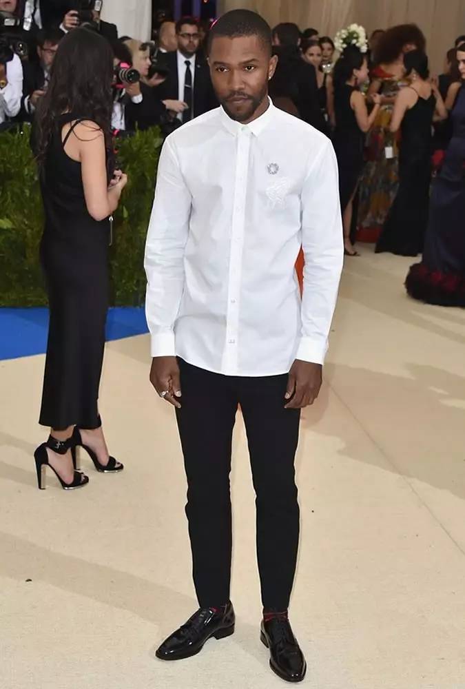 frank oceanat met gala 2017, new york