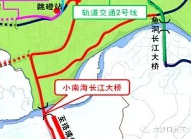 大桥位于快速路网"三联络线"上 北接大渡口小南海片区 南接江津珞璜