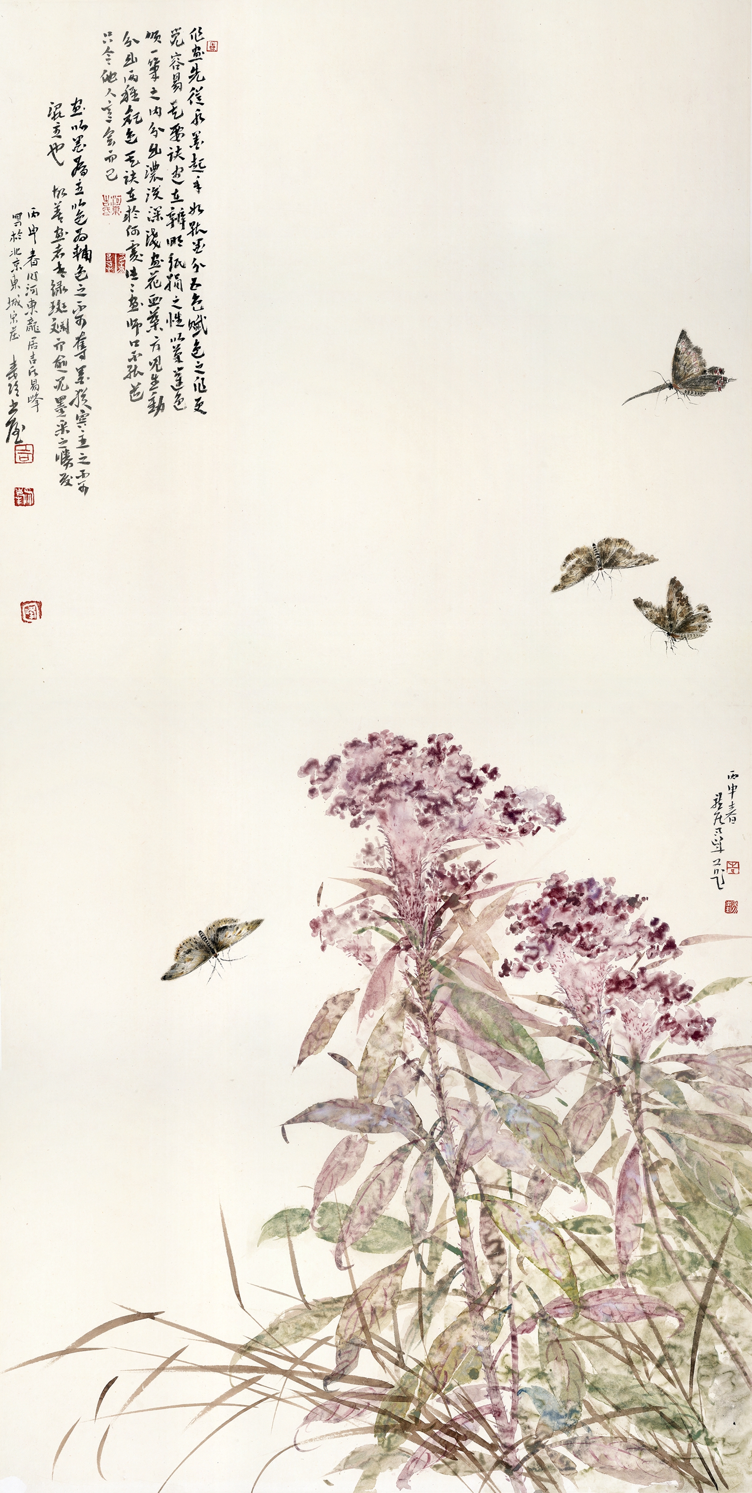 著名花鸟画家易峰没骨画赏析