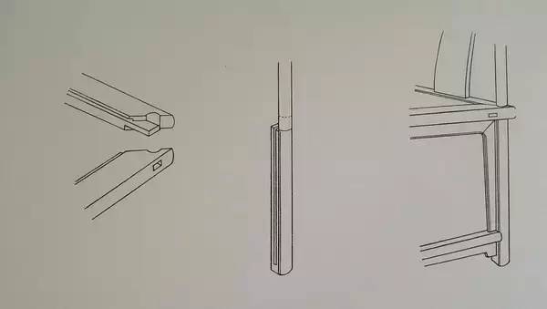 明清家具榫卯结构粽角榫,霸王枨和底座结构