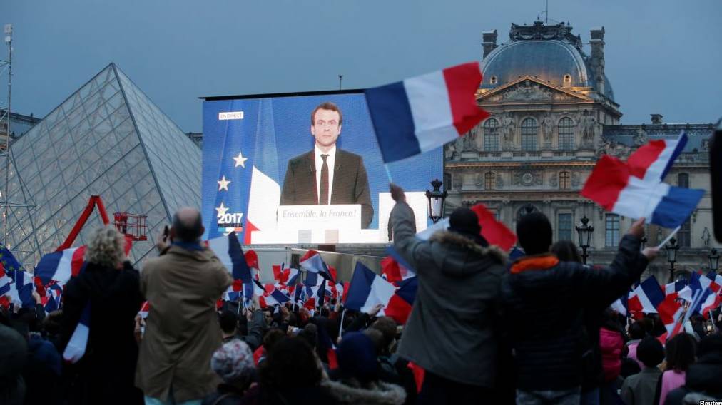 马克龙赢得法国大选  勒庞称继续反全球化-激流网