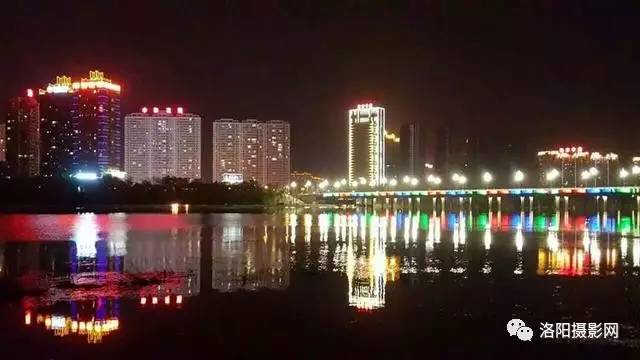 洛阳休闲生活,洛浦公园夜景