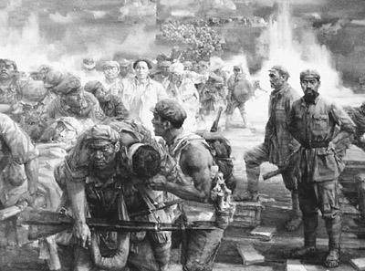 此战关系红军生死存亡,彭大将军一百米阻击,威武