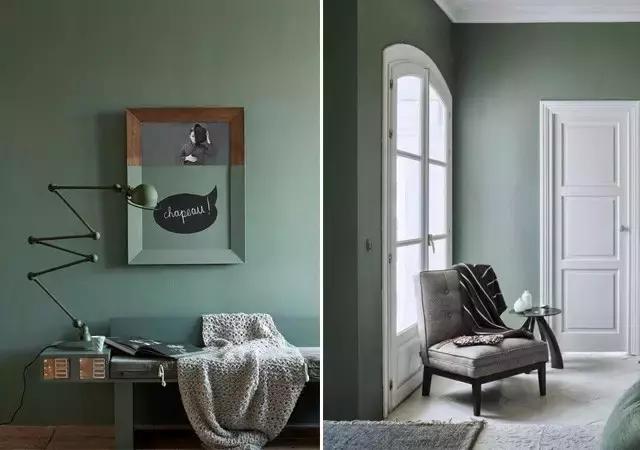 灰绿色:平静,素雅,易于与各色家具搭配,同白色和浅灰色更般配,为居室