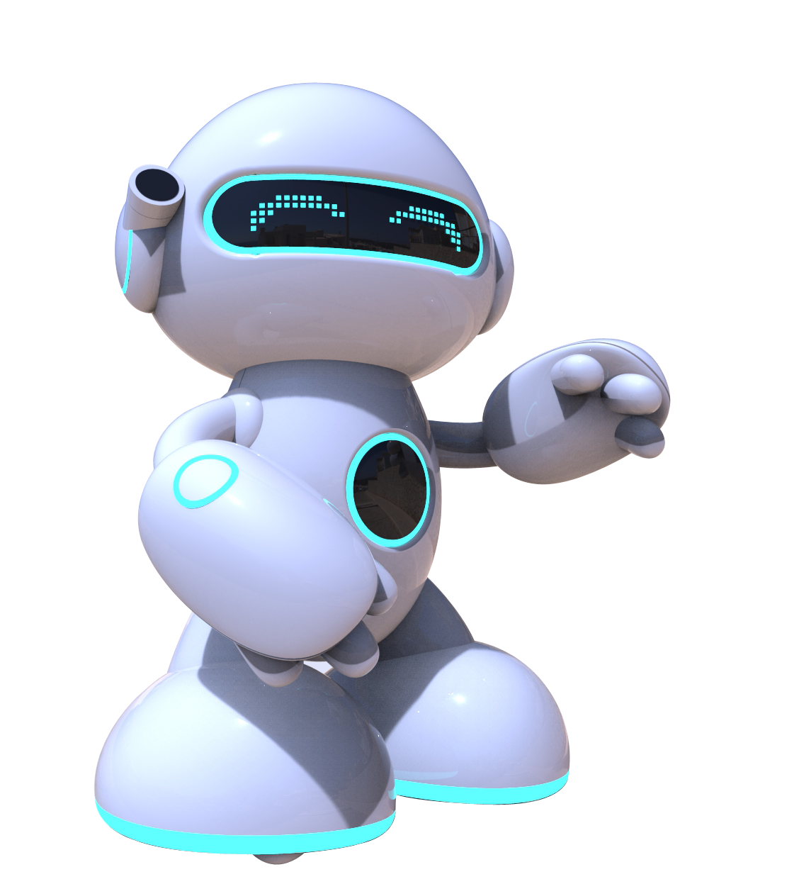 多功能移动迎宾互动,商用接待配送的机器人-欢欢机器人