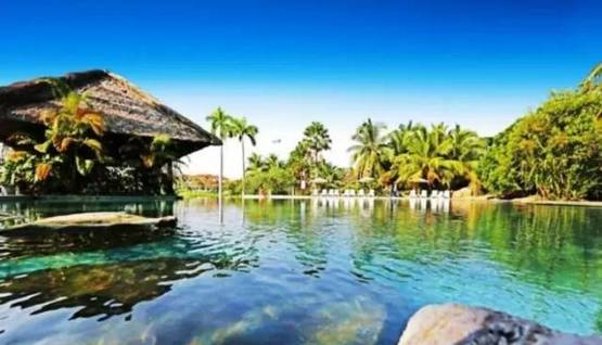 巴厘岛风情的南田温泉