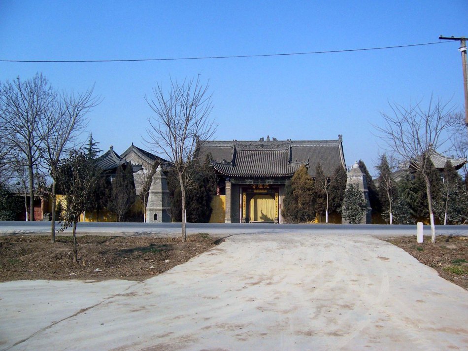 陕西名寺古刹咸阳武功县毗卢寺唐初古寺