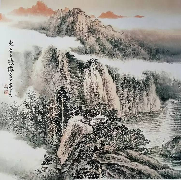 南京宫中奇中国画作品精选