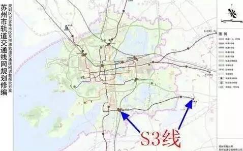 s 4线s4线:苏州市域北部南北向联系线路,快速连通常熟港区新城,城区