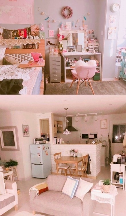 粉色卧室!给你少女感炸裂的房间