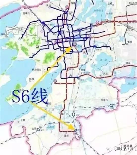 s6线:苏州市域南部南北向快速联系通道,主要连通苏州主城区与 吴江