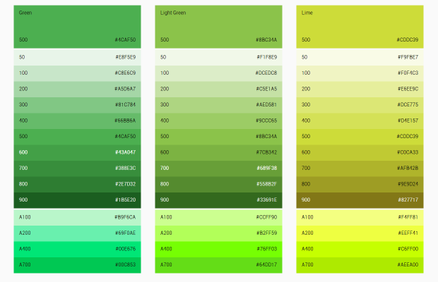 网页设计必备资料:最全设计颜色十六进制码