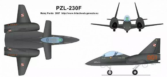 造型逆天的波兰科幻隐身战机