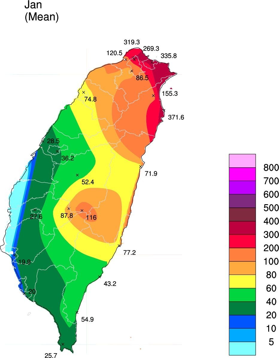 气候:北回归线横贯台湾中部,故台湾南部属于热带海岛型气候,中北部