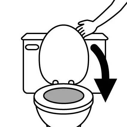 所以真的要预防感染, 上厕所时要做以下动作: 盖上马桶盖再冲, 上完