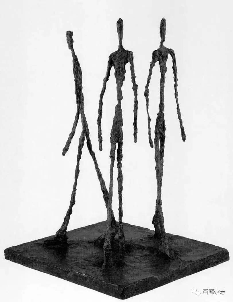 贾科梅蒂经典的雕塑形象