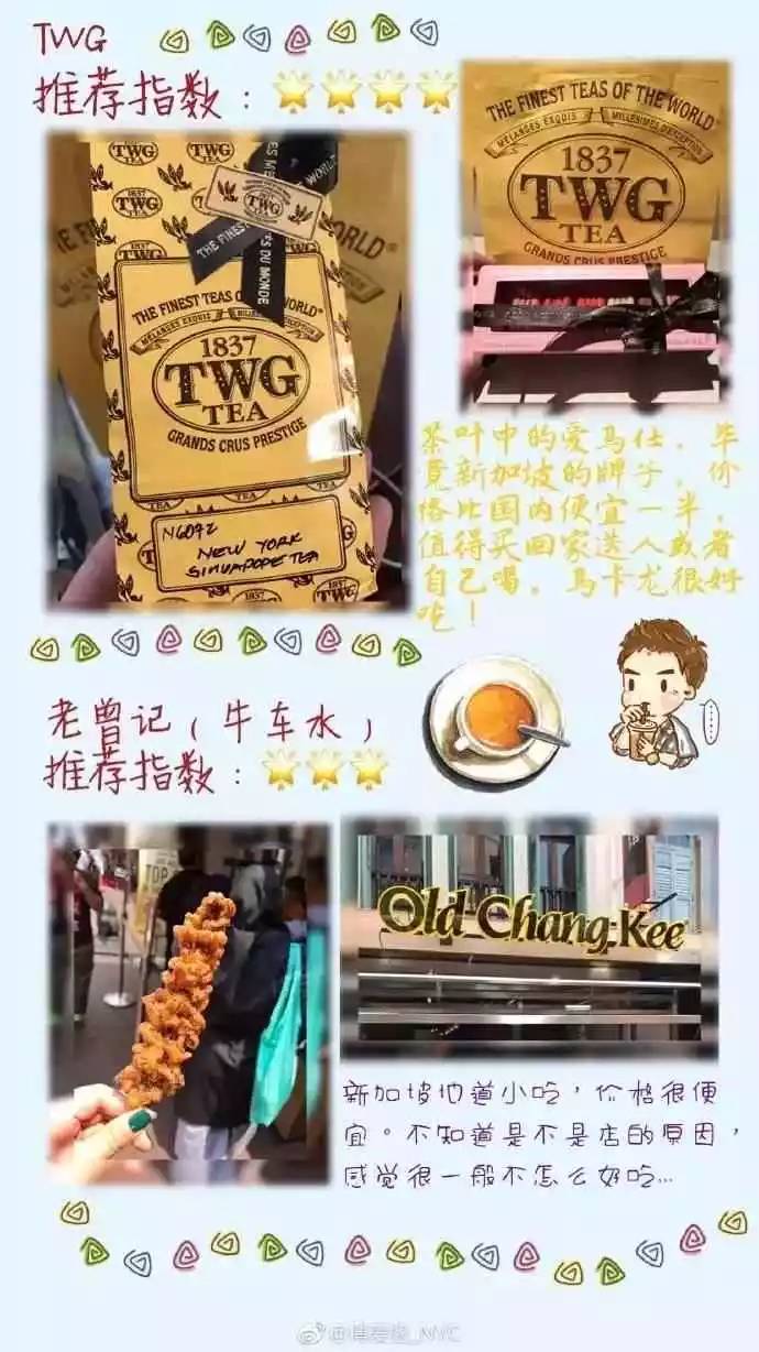 新加坡美食地图,手绘的!