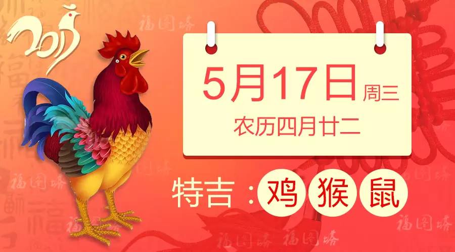 5月17日生肖运势_鸡,猴,鼠大吉