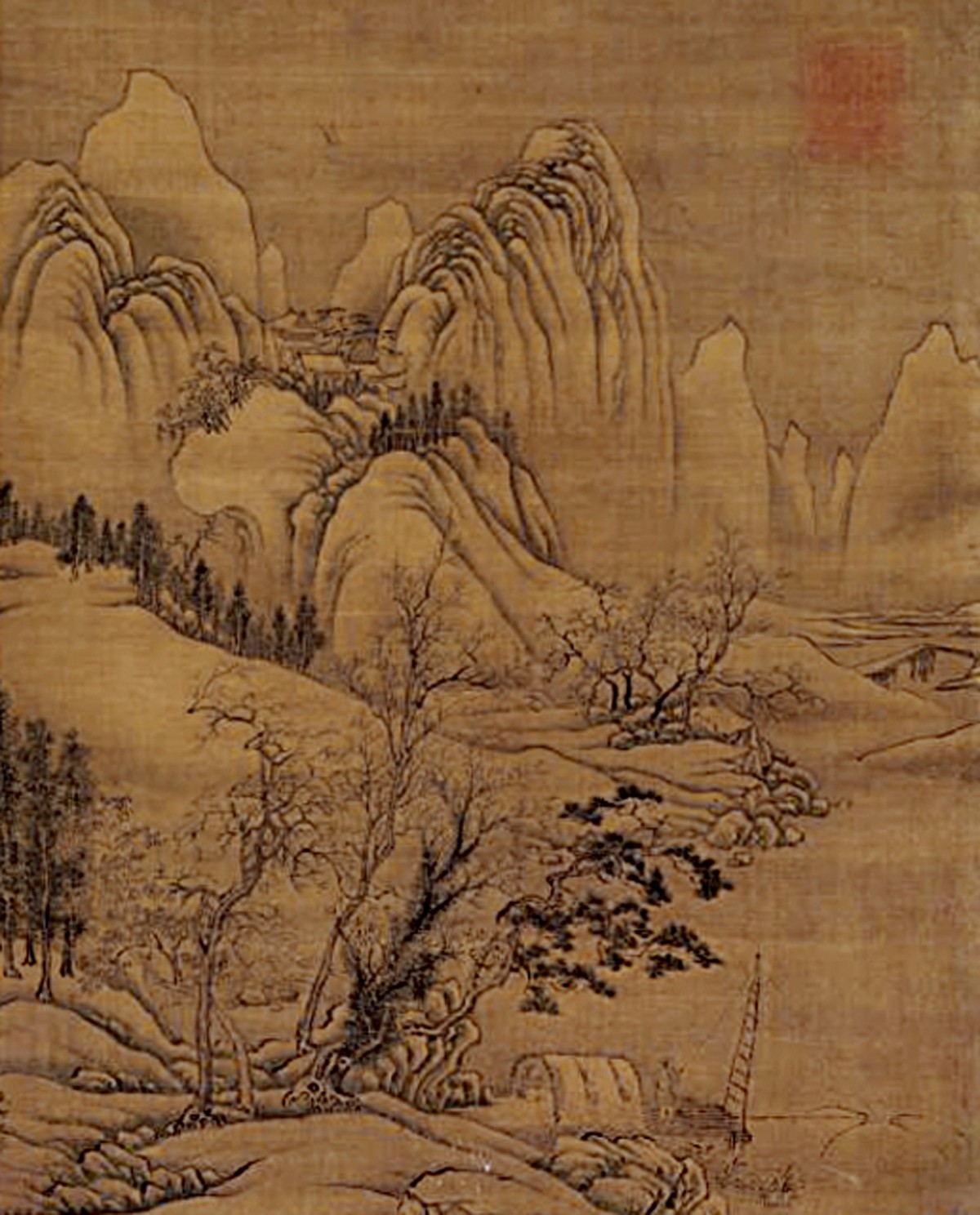 赵孟頫十分推崇王维的绘画