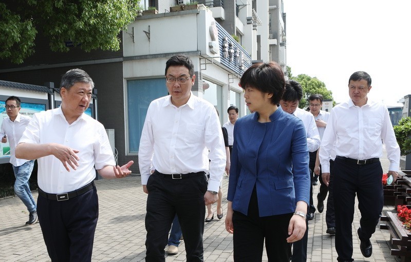 宿迁市宿豫区党政代表团一行来永联考察