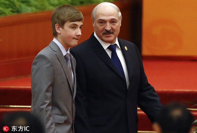白俄罗斯总统儿子又来华圈粉 晒一晒小正太的