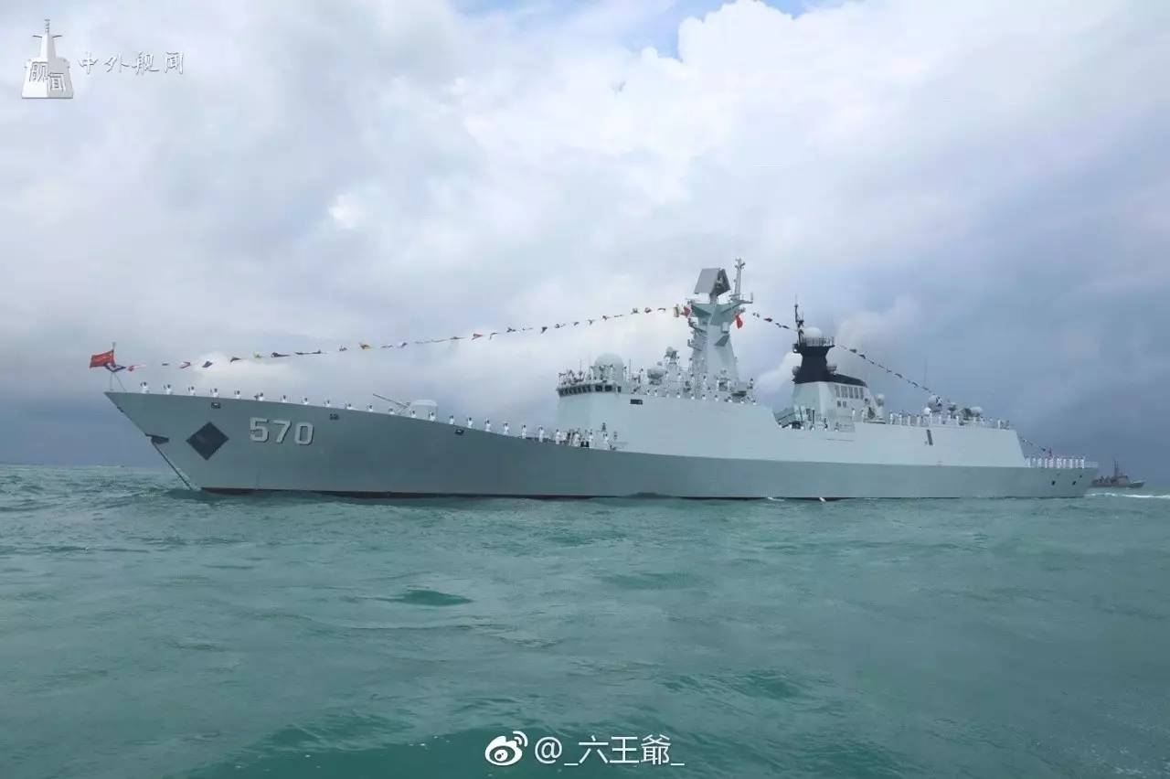 中国海军054a型护卫舰ffg-570黄山号