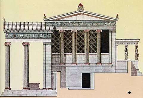 伊瑞克提翁神庙假想图