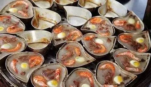 美食 正文  鲎粿 以潮阳棉城的最出名 传统做法是用鲎肉与米浆混合 自