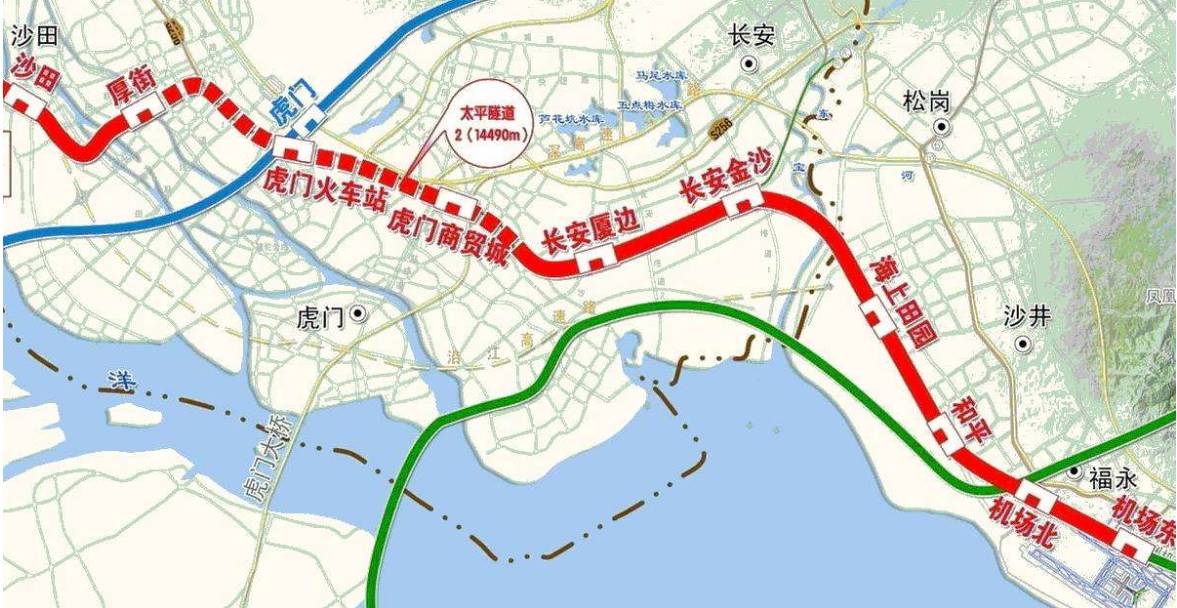 粤港澳湾区西线(虎门 长安)利好工程建设实地