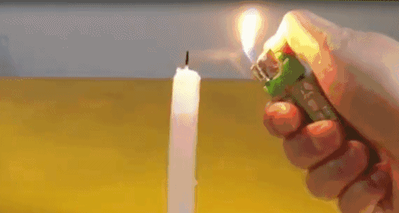 吹灭蜡烛的原理利用蜡烛吹灭后的白烟可以隔空点燃蜡烛3