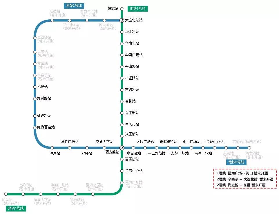 到2020年,大连人出门就可以做地铁 了.