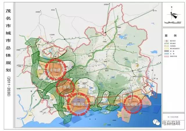 电白人必看！电白区城市总体规划（2011
