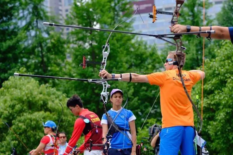 射箭世界杯完美收官,中国女队夺铜!市民射箭比赛与冠军射手同场竞技!