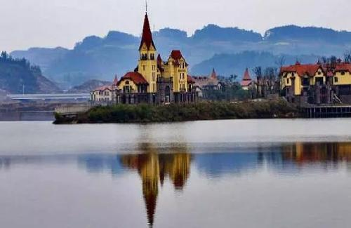 南川黎香湖 -瑞士风情小镇