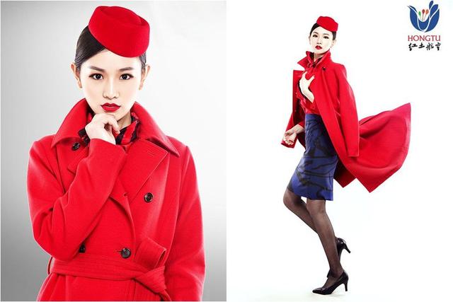 红土航空开航一周年 美女空姐万米高空与旅客庆生