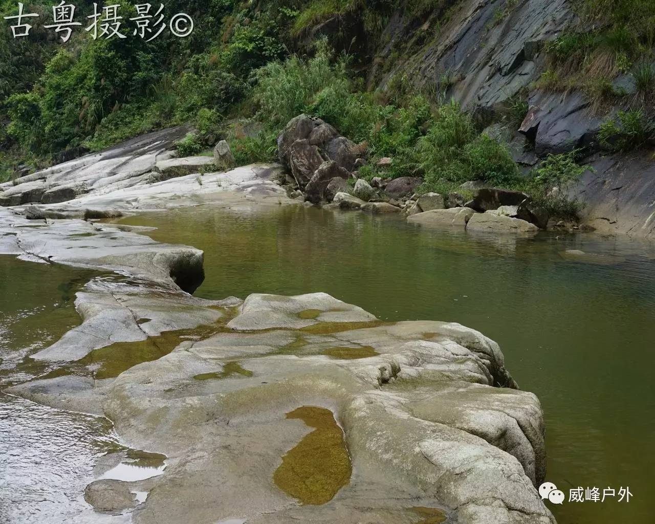 连山小三江一处神秘溪谷景色堪比星级景区