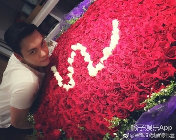王俊凯备战高考被围观陈伟霆521收到999朵玫瑰