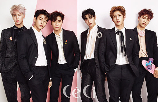 6人男子组合 astro 为杂志 《ceci》拍摄的画报 一脱往日可爱散发男人