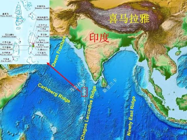 马尔代夫群岛是印度大陆板块漂移后留下的火山岛